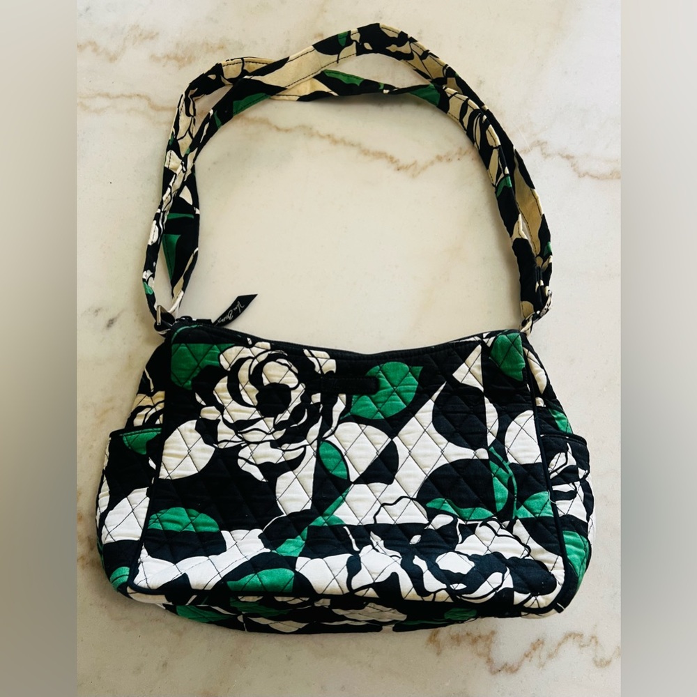 Vera Bradley Imperial Rose Pattern Shoulder/Crossbody Adjustable Strap Bag